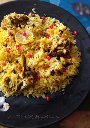 হায়দ্রাবাদী চিকেন কাচ্চি বিরিয়ানি (Hyederabadi kacchi biryani recipe in Bengali) রেসিপির প্রধান ছবি