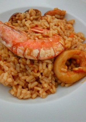 Una foto de Paella de Marisco