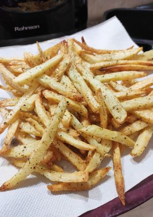 A picture of "French Fries in the Air Fryer" 💯🍟.