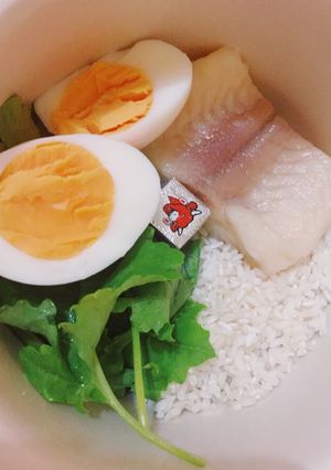 Foto resep MPASI Bayi 7 Bulan“Bubur Ikan Dori Green Baby Kale”