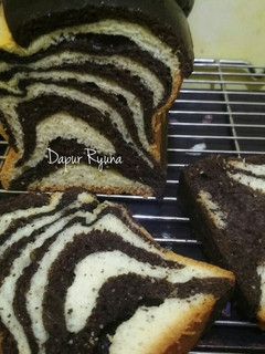 Foto resep Roti Tawar Motif Zebra