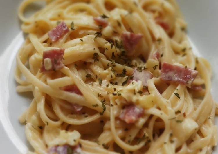 Saus Carbonara Resep  Spaghetti  Carbonara