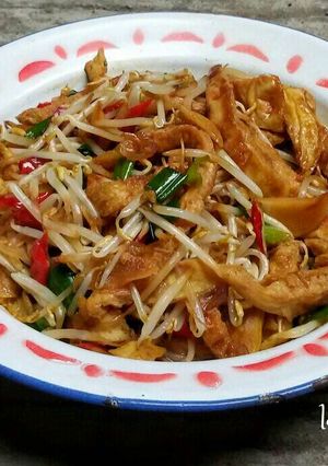 Foto resep Dadar Telur cah Toge