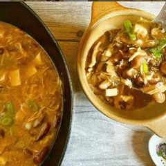 A picture of Hot and Sour Soup.