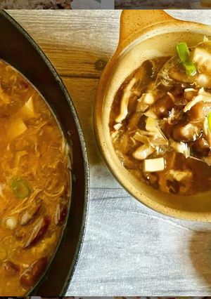 A picture of Hot and Sour Soup.