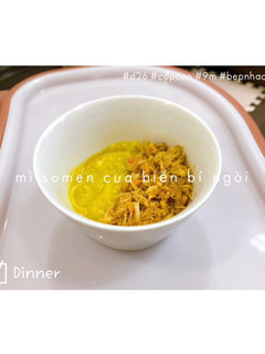 Hình của món Mì somen cua biển 🦀 bí đỏ.