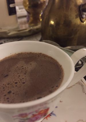 صورة لوصفة القهوة التركية بالشوكلاته ☕️🍫