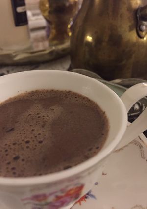 صورة لوصفة القهوة التركية بالشوكلاته ☕️🍫