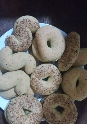 صورة لوصفة كعك الشاي بالسمسم