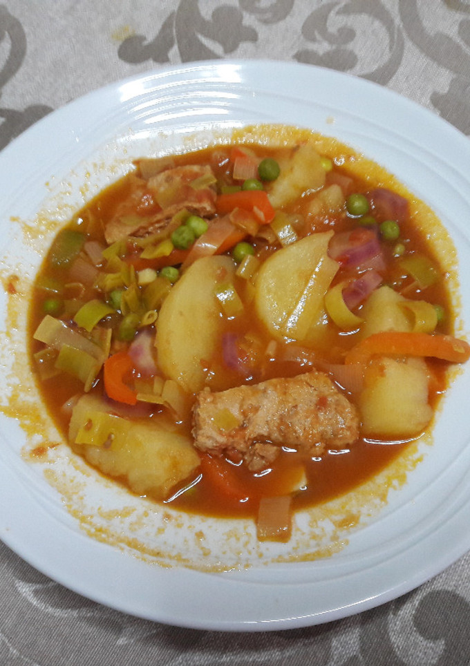 Una foto de 🇵🇹Bifes a la portuguesa veganos