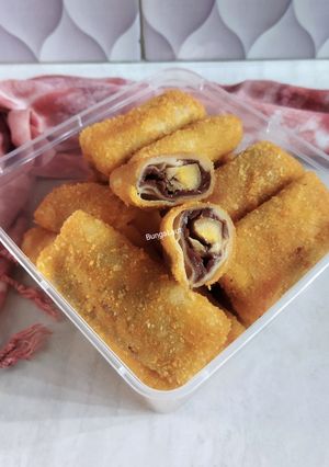 Foto resep Risol isi pisang coklat