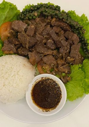 A picture of - Beef Lok Lak/ Khmer Lok Lak -.