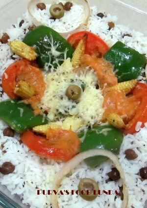 A picture of Vegetables Ring Rice Biryani.