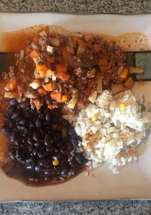 Una foto de Picadillo de res