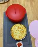 Trứng rán phomai cho bé