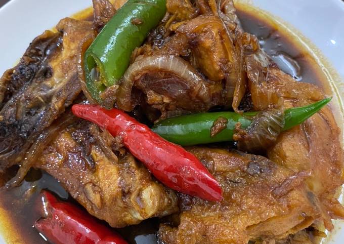 Ayam masak kecap sederhana