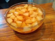 Una foto de compota de membrillo
