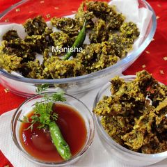 A picture of Mung Bean Sprout Fritters.