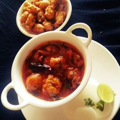 A picture of Besan Pakoda Sabji.