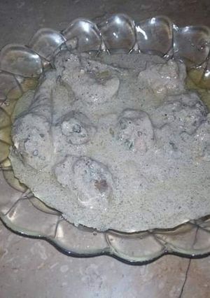 A picture of White Chicken Karahi.
