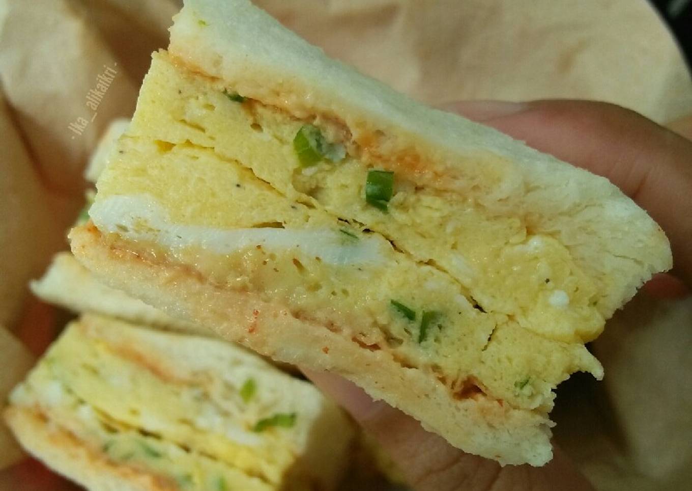 Tamagoyaki Sando (Japanese Egg Omelette Sandwich)