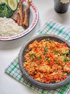 Foto resep Tempe Penyet Sambal Kemangi