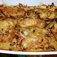 Contramuslo de pollo marinado al horno