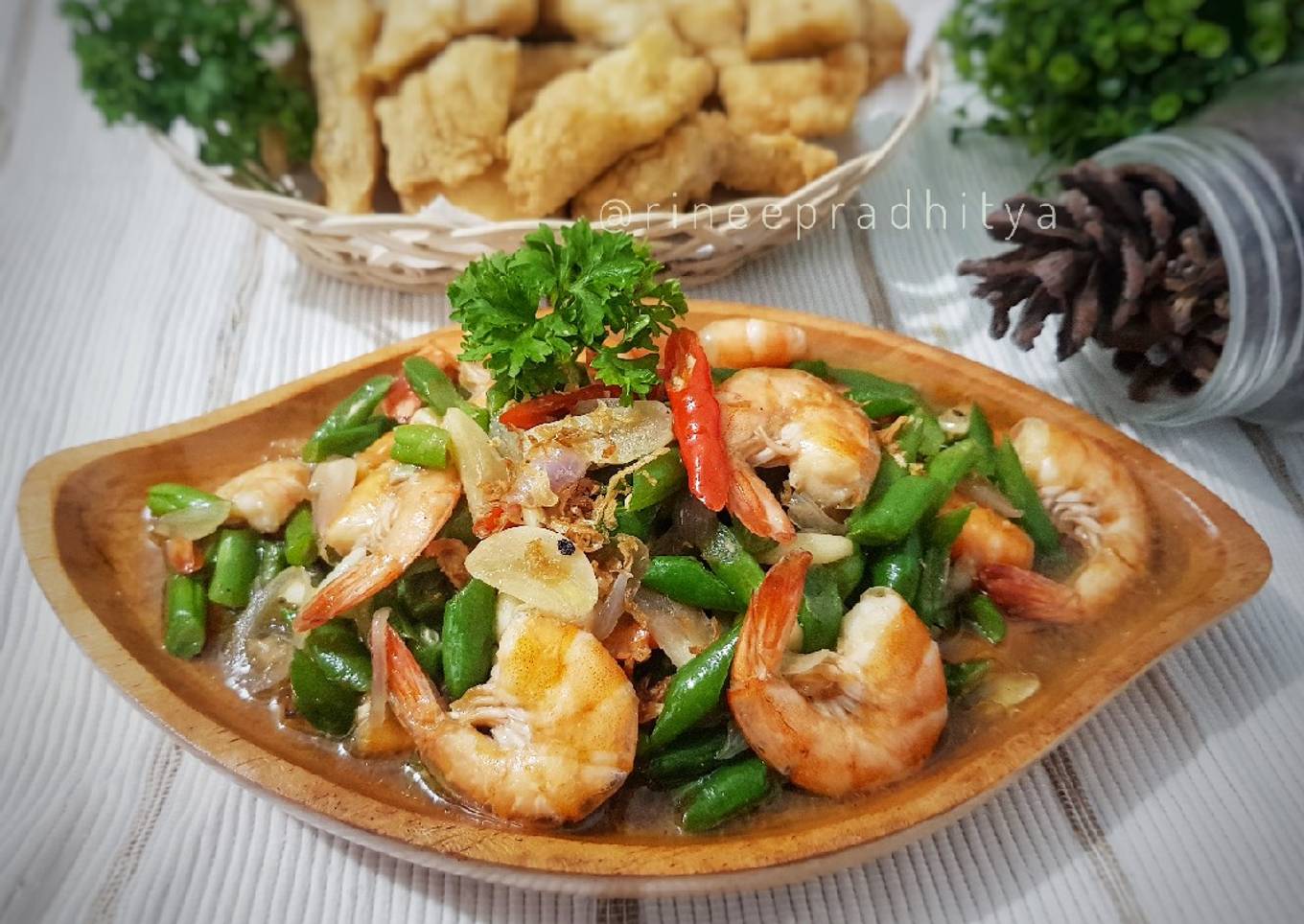 Tumis buncis udang super simpel "enak"