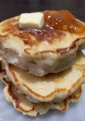 Una foto de Pancakes súper esponjosos 🥞🤩 | Paso a paso 👍