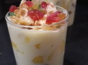 A picture of mango fruit cake