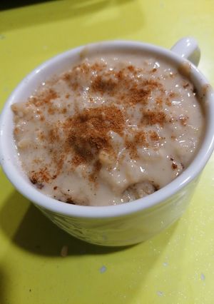 Una foto de Arroz con leche vegano. Thermomix