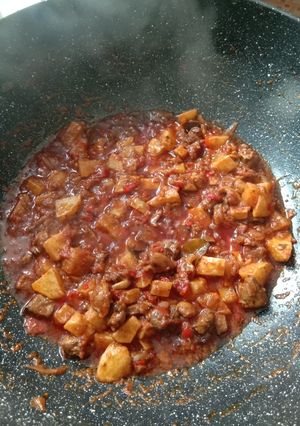 Foto resep Sambel kentang hati ayam