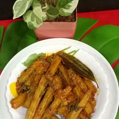 A picture of Sojne Datar Jhal Chorchori Bengali Style.
