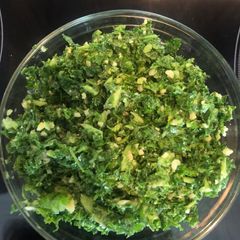 Kale pesto A picture of Kale pesto.