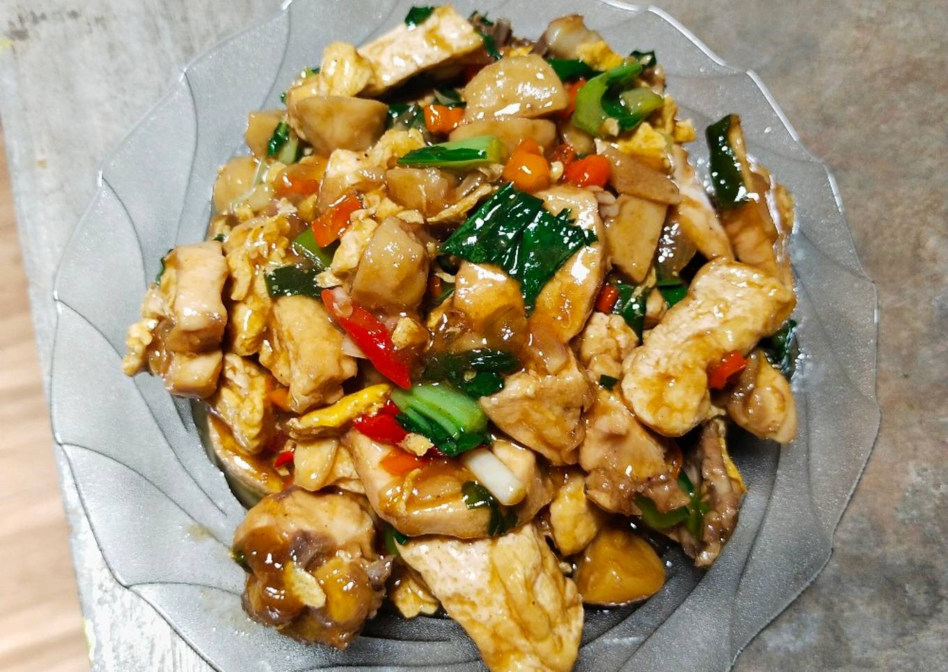 Ayam tumis saus teriyaki