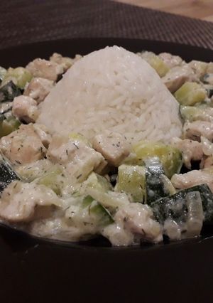 Cukkinis csirkemell recept fotója