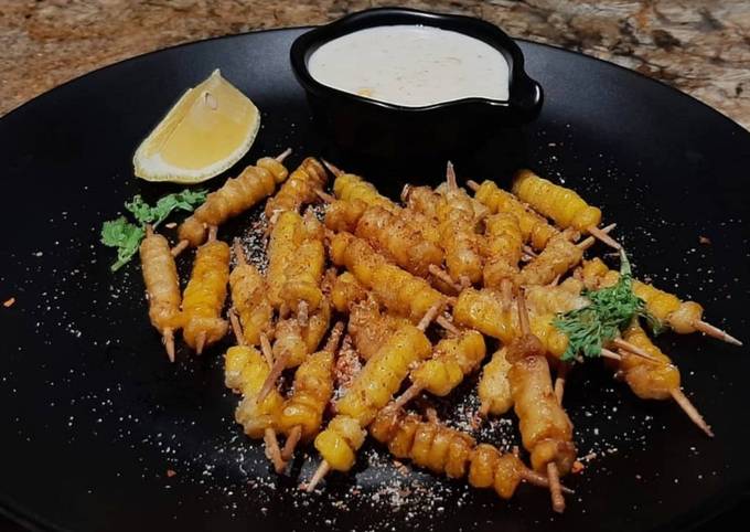 Crispy Corn Fries Recipe