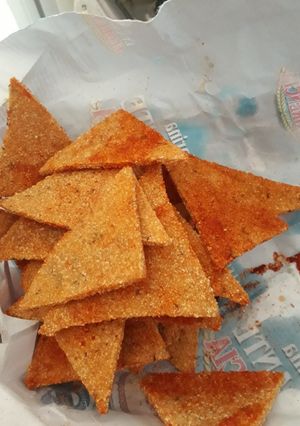 Una foto de Nachos caseros, fácil fácil