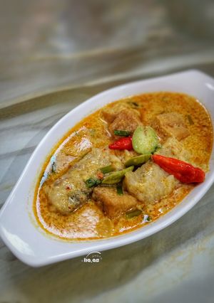Foto resep Ikan Kakap dan Tahu Santan Pedas