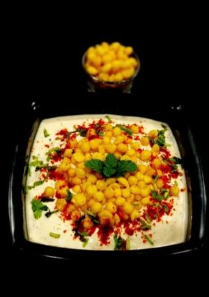 A picture of Boondi Raita.