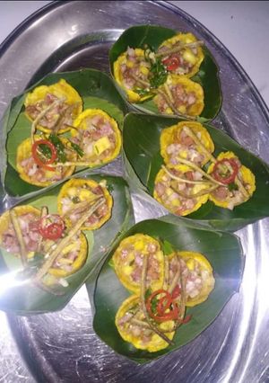 Una foto de Alcaciles de plátano con relleno selvático