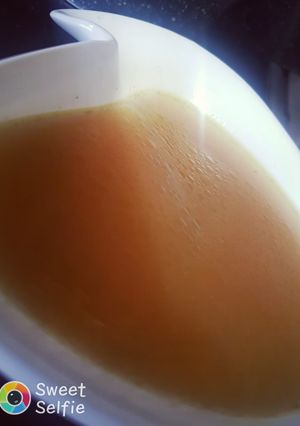 صورة لوصفة ماء سلق الدجاج