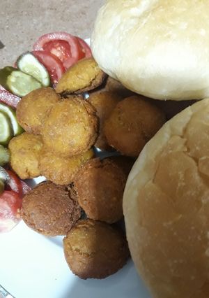 عکسی از دستور فلافل با لپه