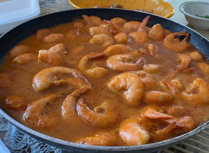 Una foto de Camarones a la diabla