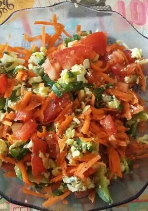 Una foto de Ensalada caliente