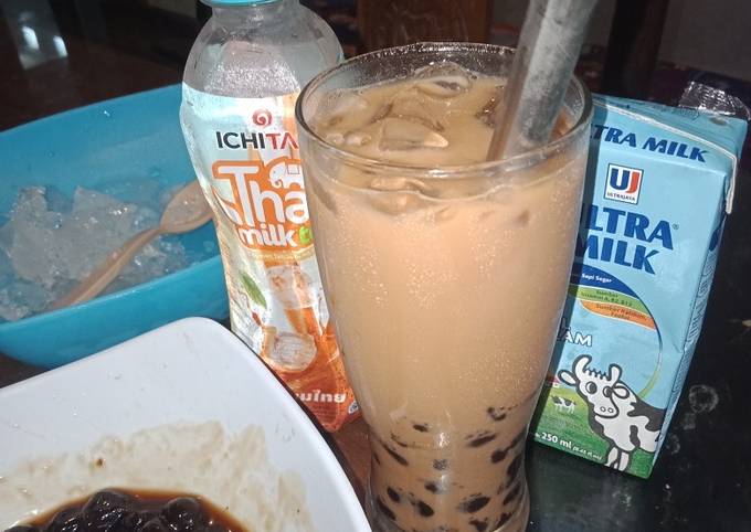 Bobba Milk Tea simpel || Recipes by Qisti Ares D.O