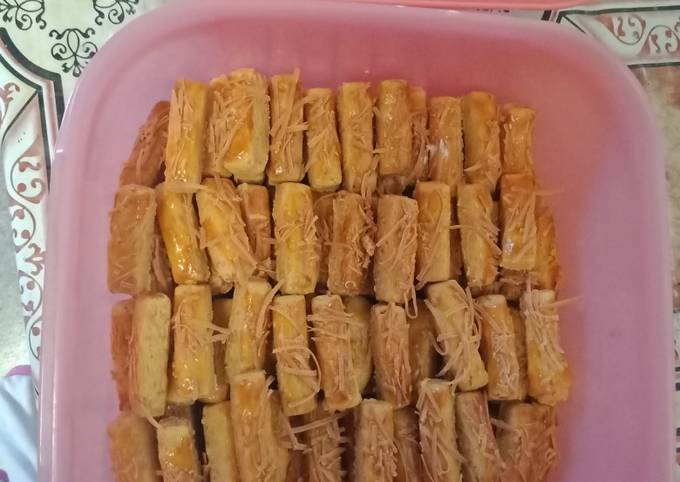 Resep Kueh castengel keju renyah, Lezat