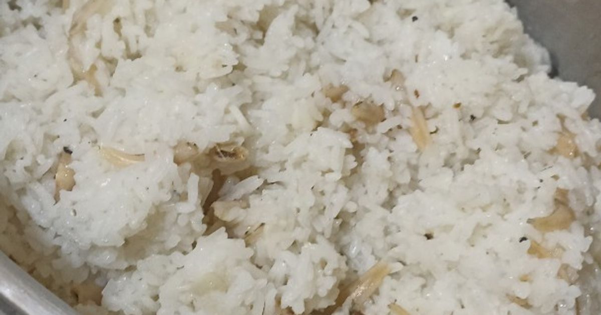 Nasi liwet empuk dan gurih