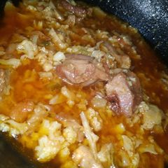A picture of Mutton gobhi.