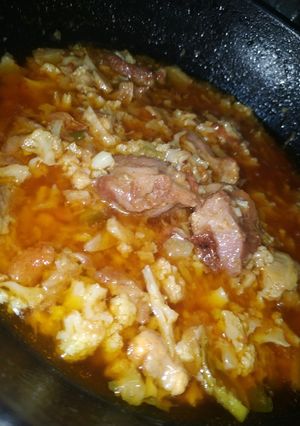 A picture of Mutton gobhi.